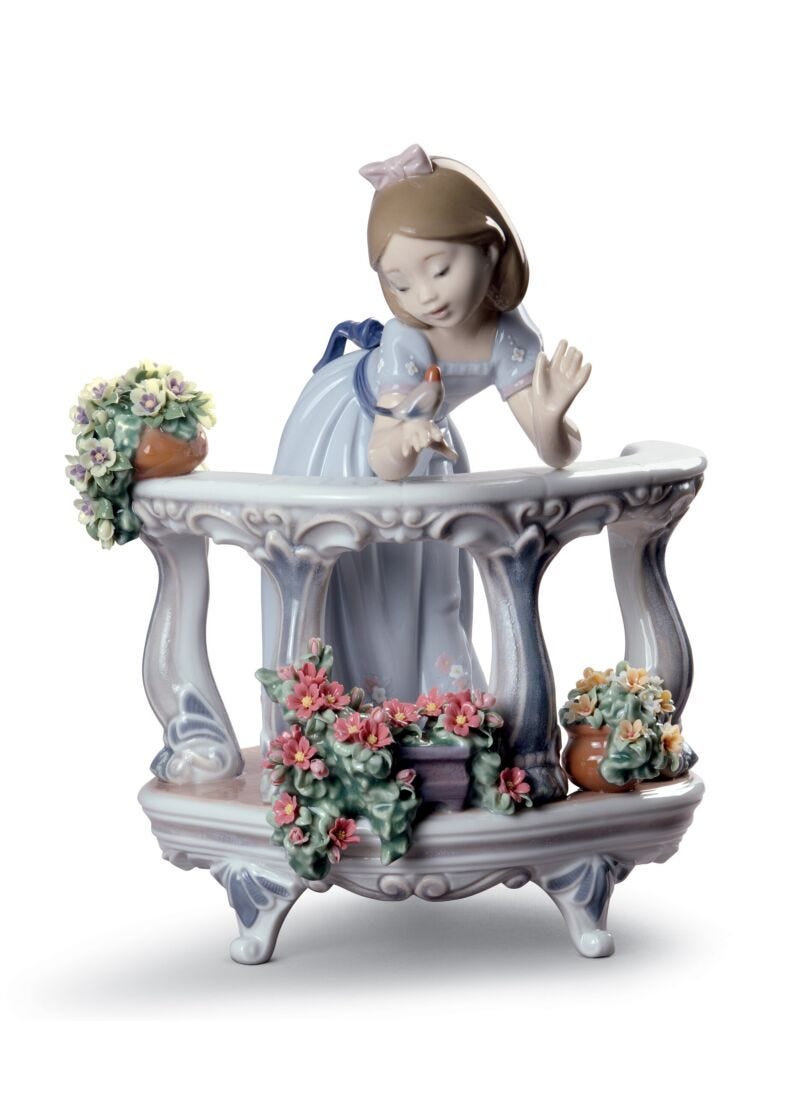Morning Song Girl Figurine. Special Edition in Lladró
