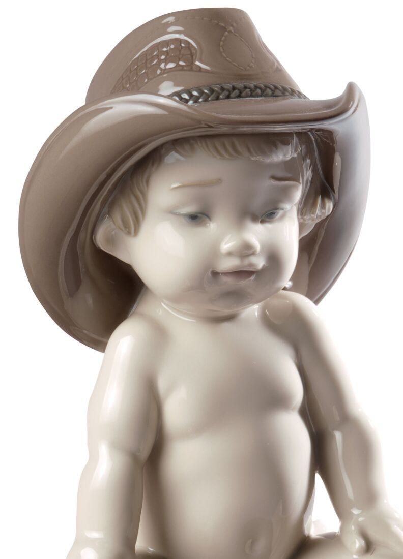 Figura Niño con sombrero vaquero en Lladró
