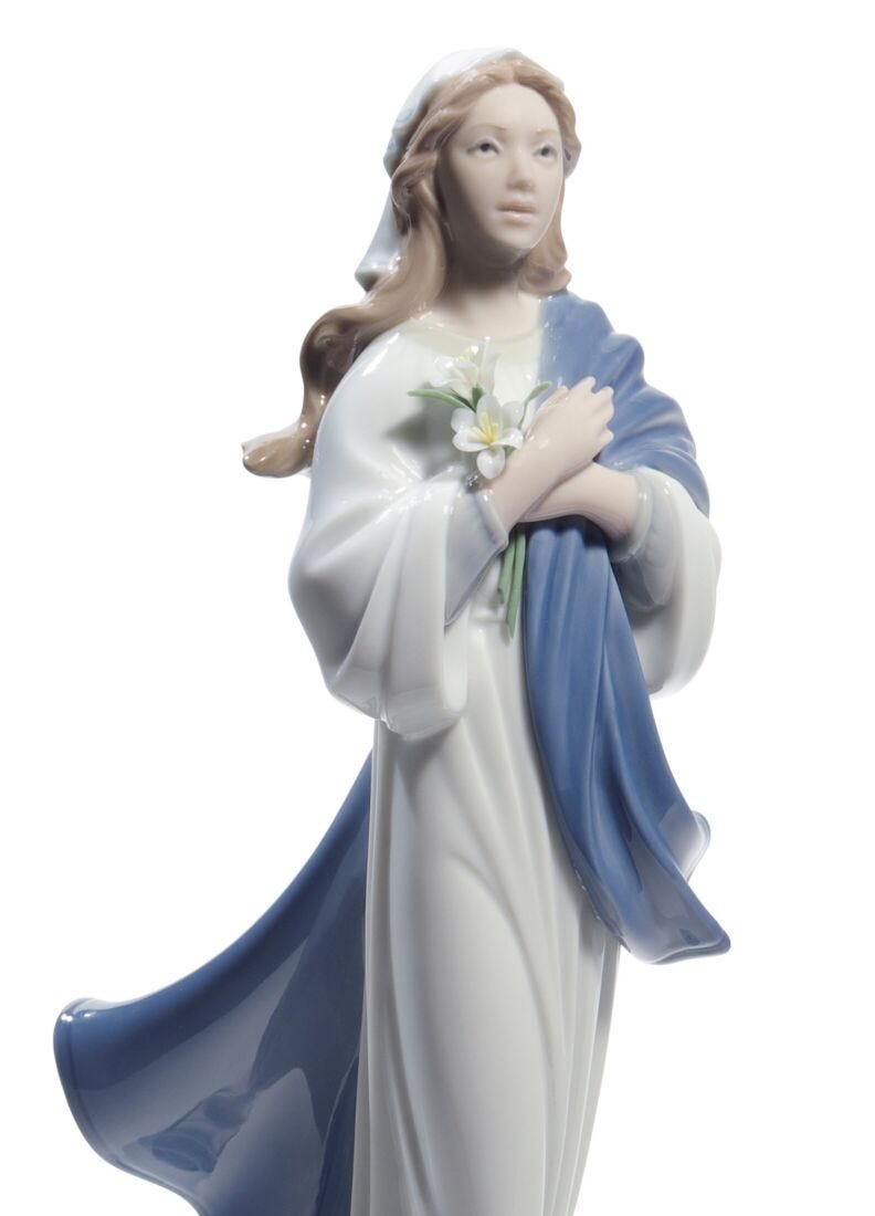 Figura Virgen María en Lladró