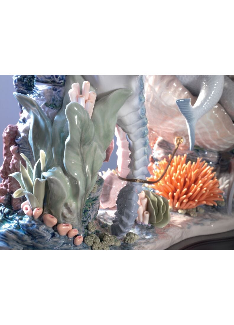Underwater Journey Mermaid Figurine. Limited Edition in Lladró