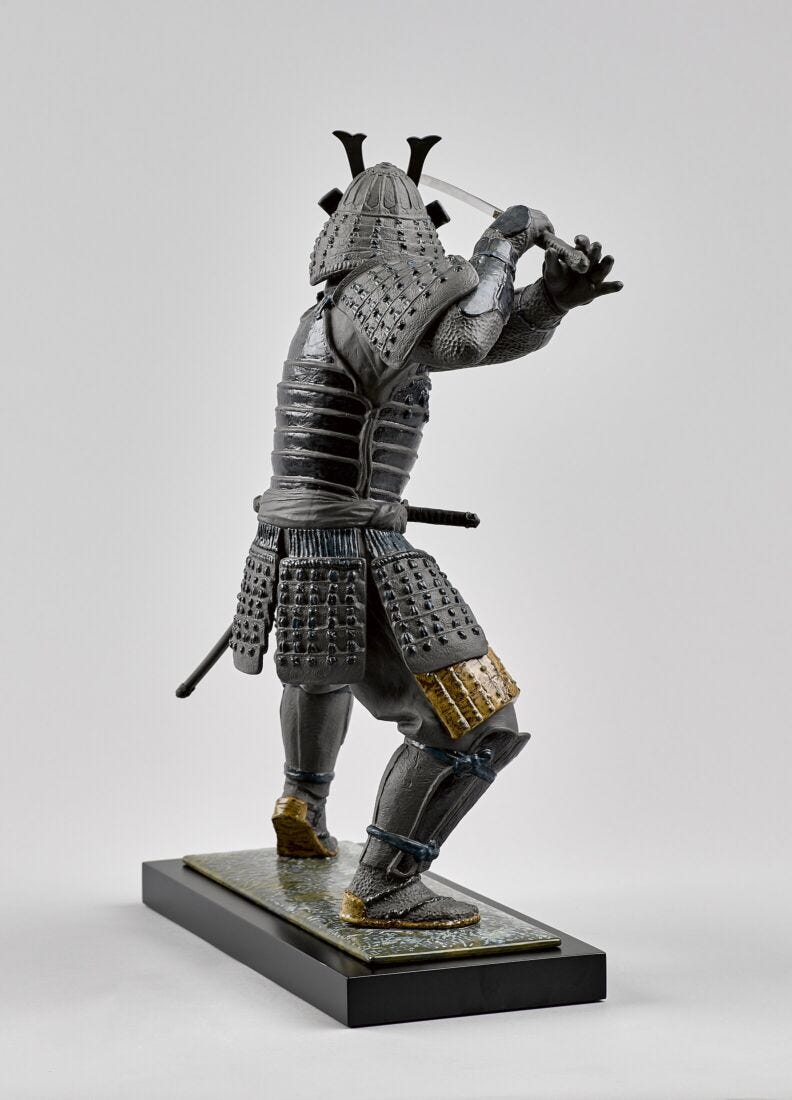 Figurina Guerriero Samurai in Lladró