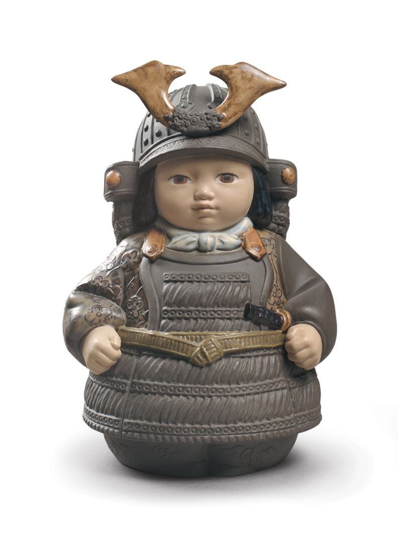 Samurai Toy Figurine in Lladró