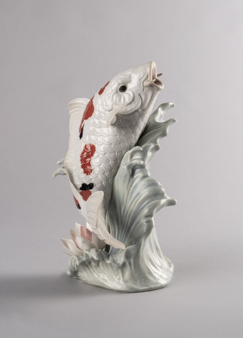 Koi Figurine in Lladró