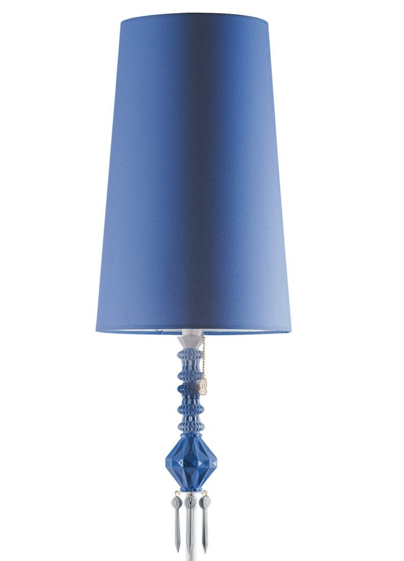 Belle de Nuit Floor Lamp I. Blue (CE) in Lladró