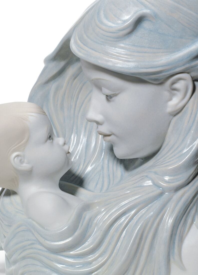 Sweet Caress Mother Figurine in Lladró