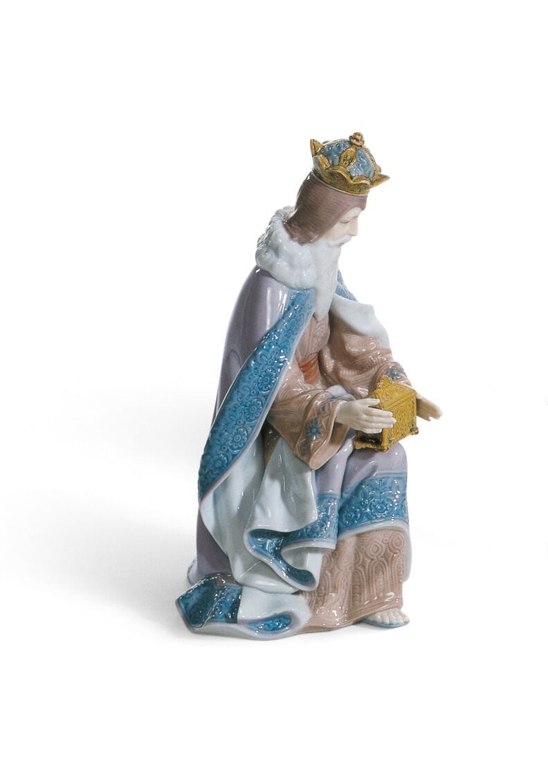 King Melchior Nativity Figurine in Lladró