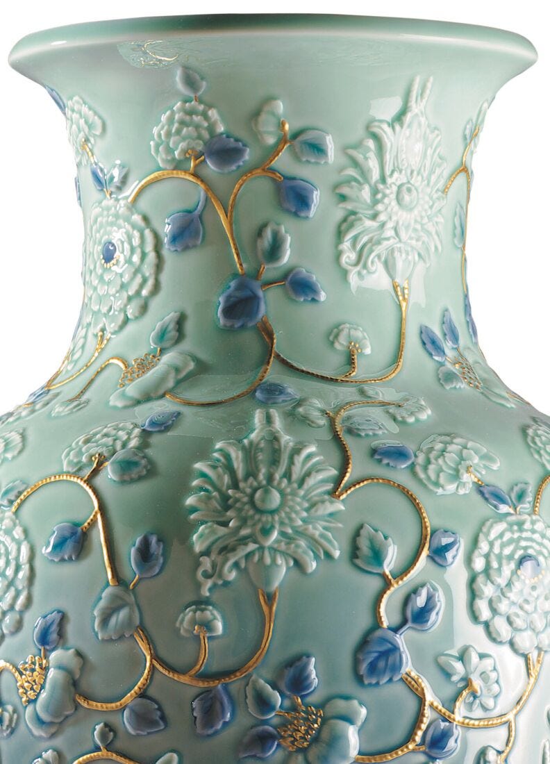 Peonies Vase. Golden Lustre, 1 of 5