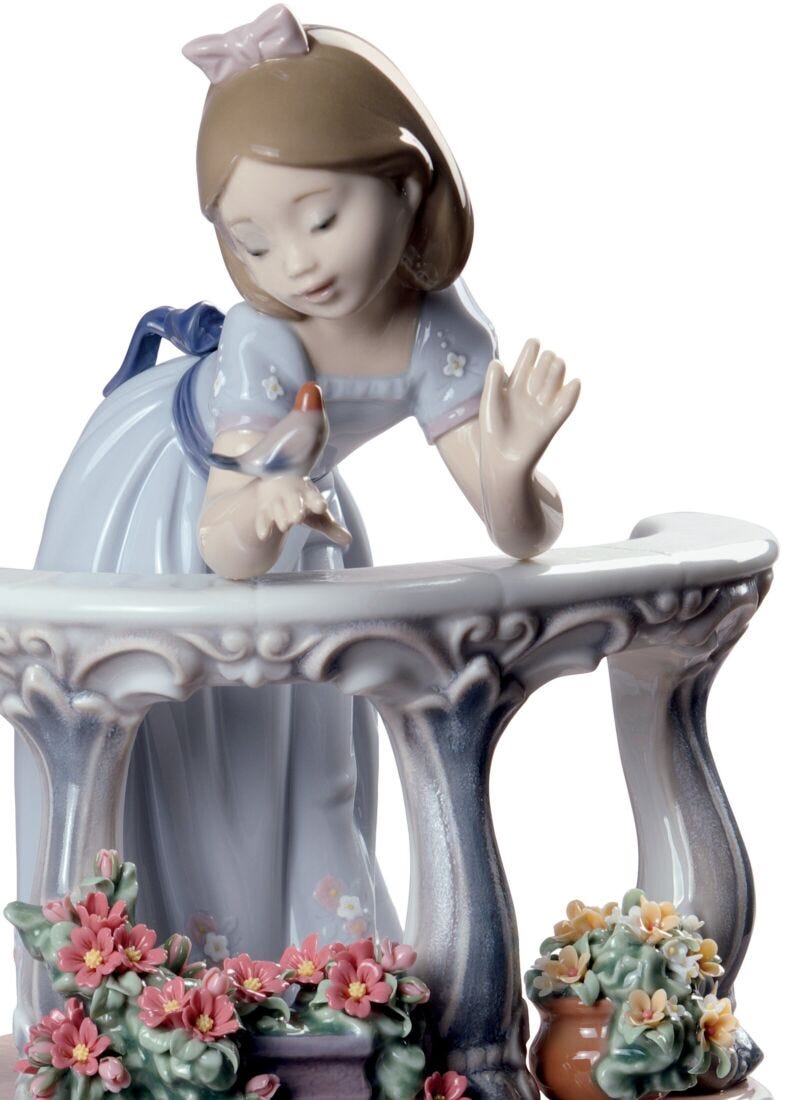 Morning Song Girl Figurine. Special Edition in Lladró