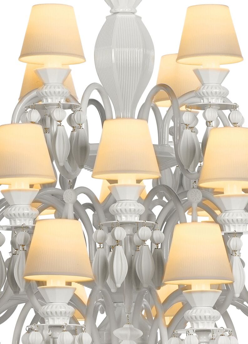 Chandelier Belle de Nuit 40 luces. Blanco (CE/UK), 5 de 5
