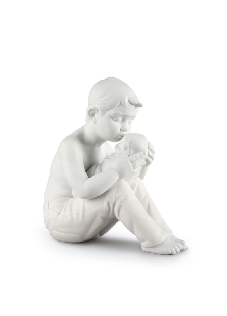 Welcome home Children Figurine in Lladró