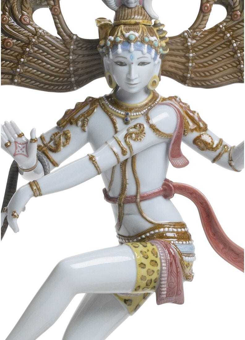 Shiva Nataraja Sculpture. Limited Edition in Lladró