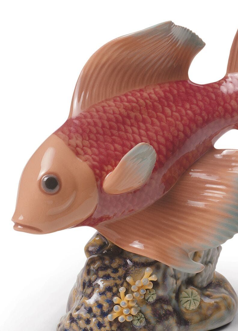 Underwater Calm Fish Figurine - Lladro-Europe