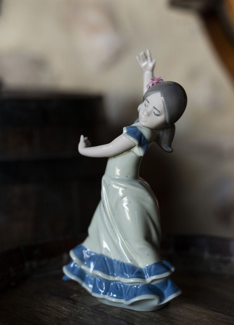 Figurina Ballerina. Azzurro in Lladró
