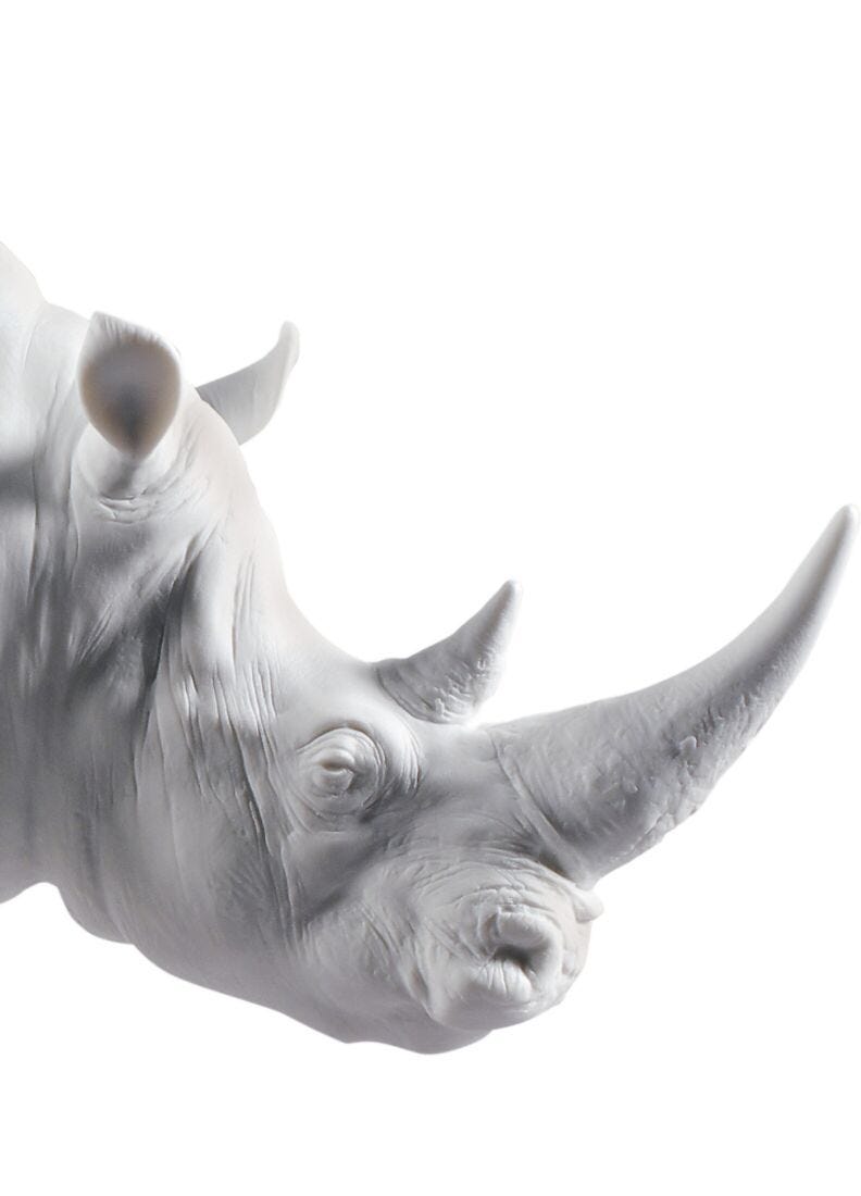 Figurina Rinoceronte bianco Mate in Lladró