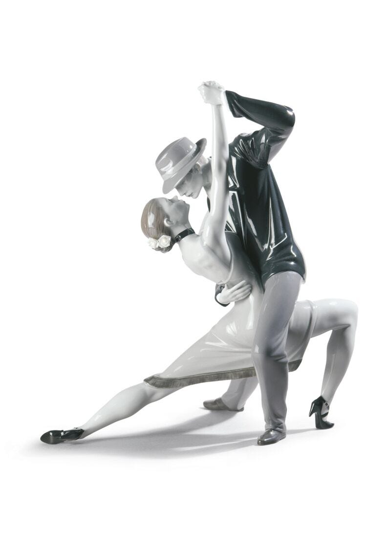 Passionate Tango Couple Figurine. Limited Edition in Lladró