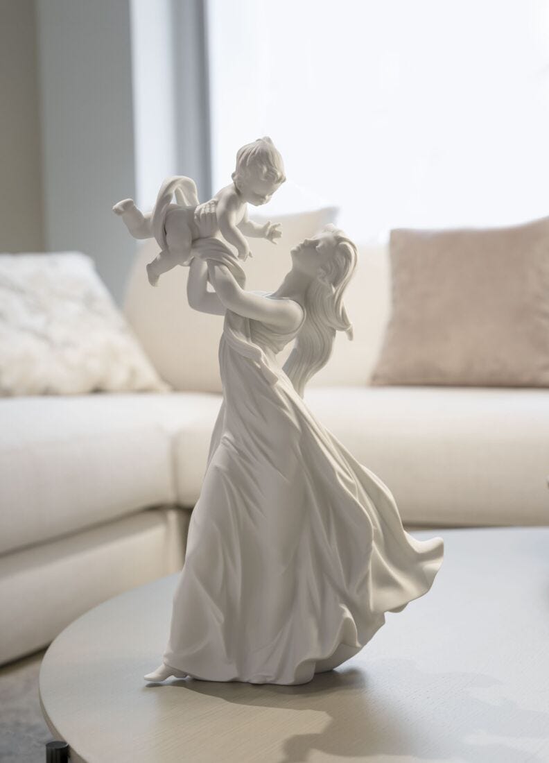 My Little Sweetie Mother Figurine. Matte White in Lladró