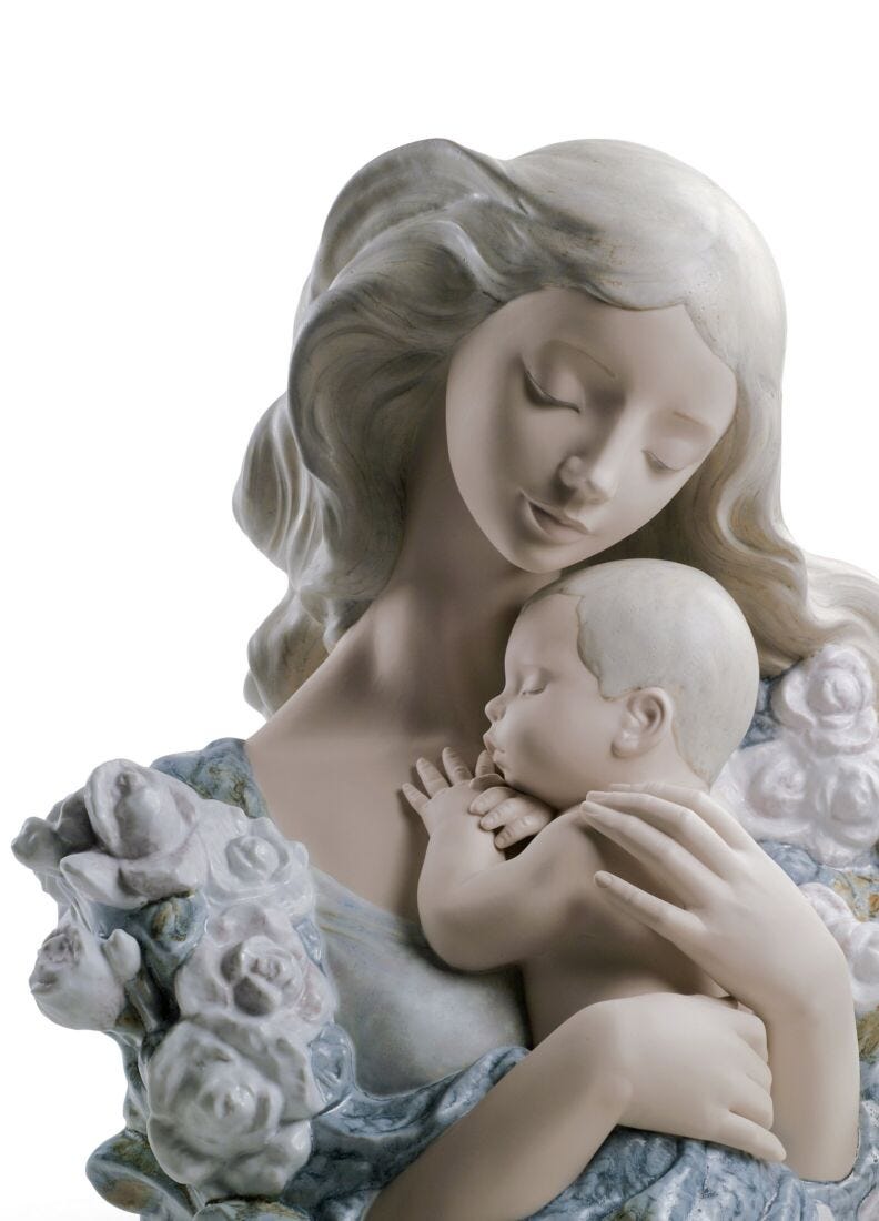 Figurina Madre gioiosa. Edizione limitata in Lladró