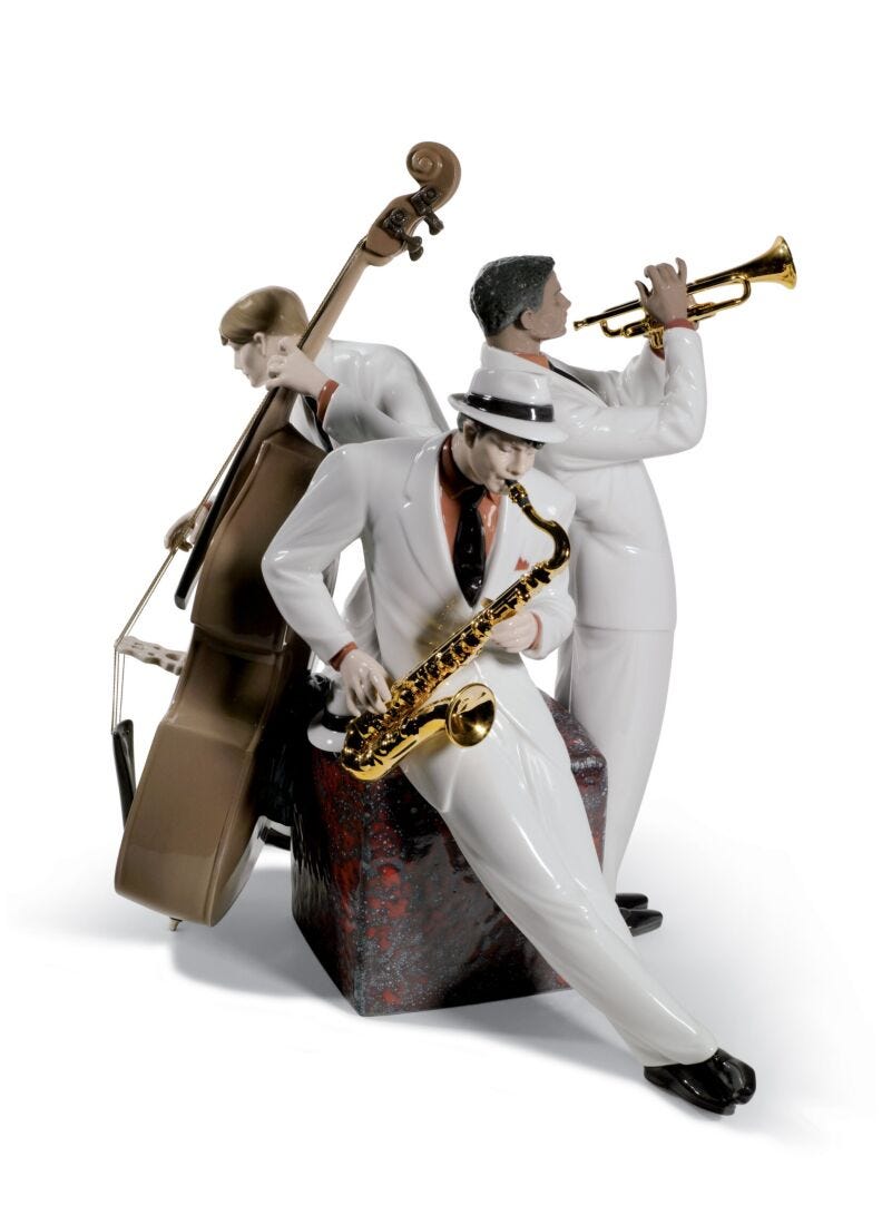 Jazz Trio Figurine. Limited Edition in Lladró