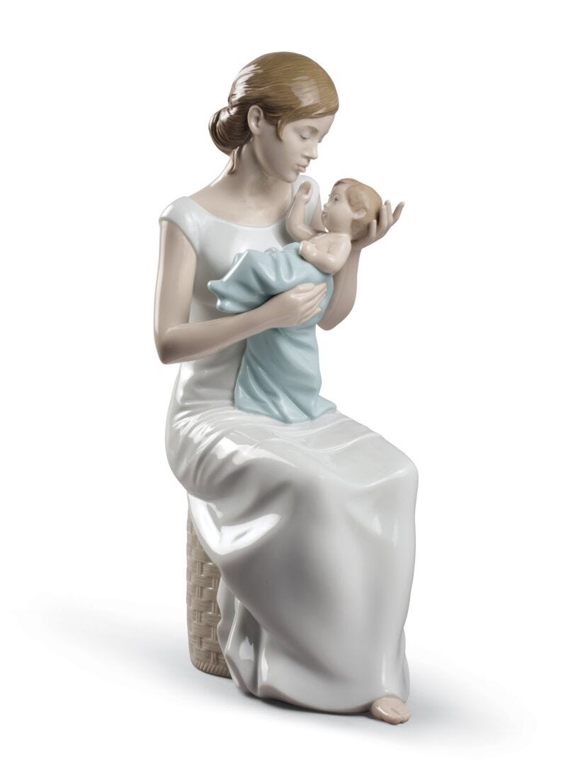 Figurina Madre Il tepore della nanna in Lladró