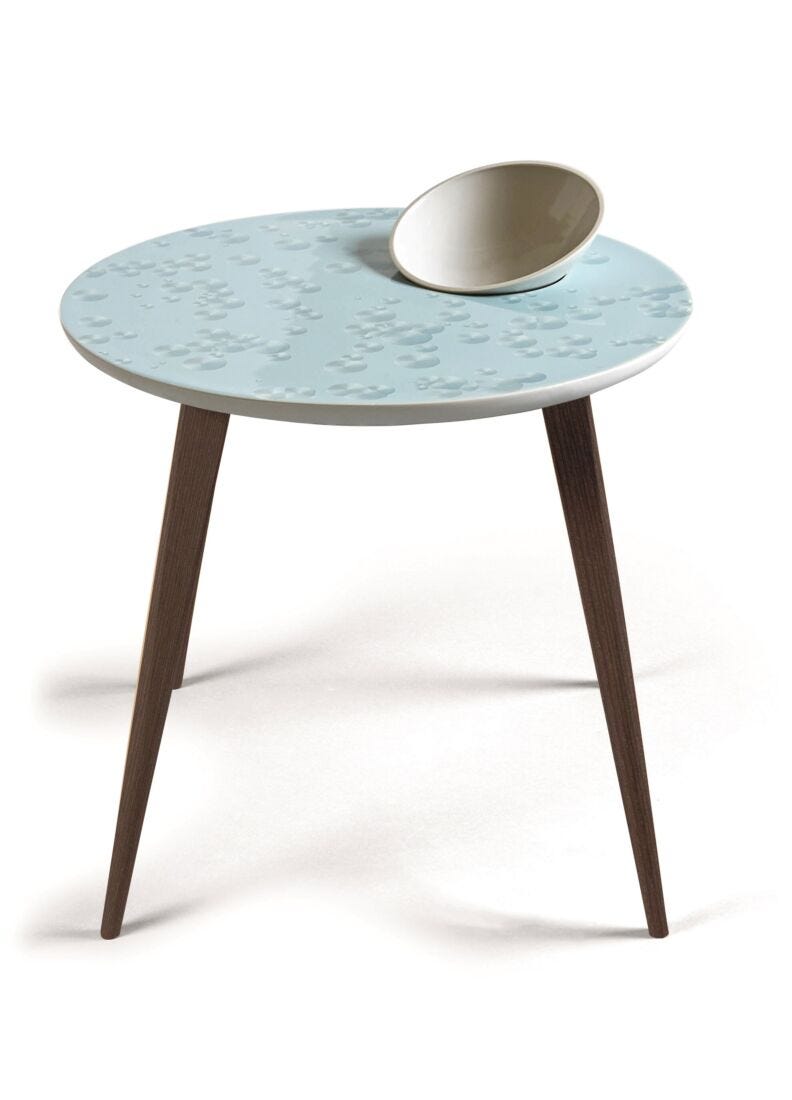 Crystal Moment Table. With bowl. Wenge in Lladró