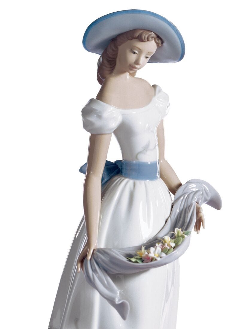 Figurina Donna Fragranze e colori in Lladró