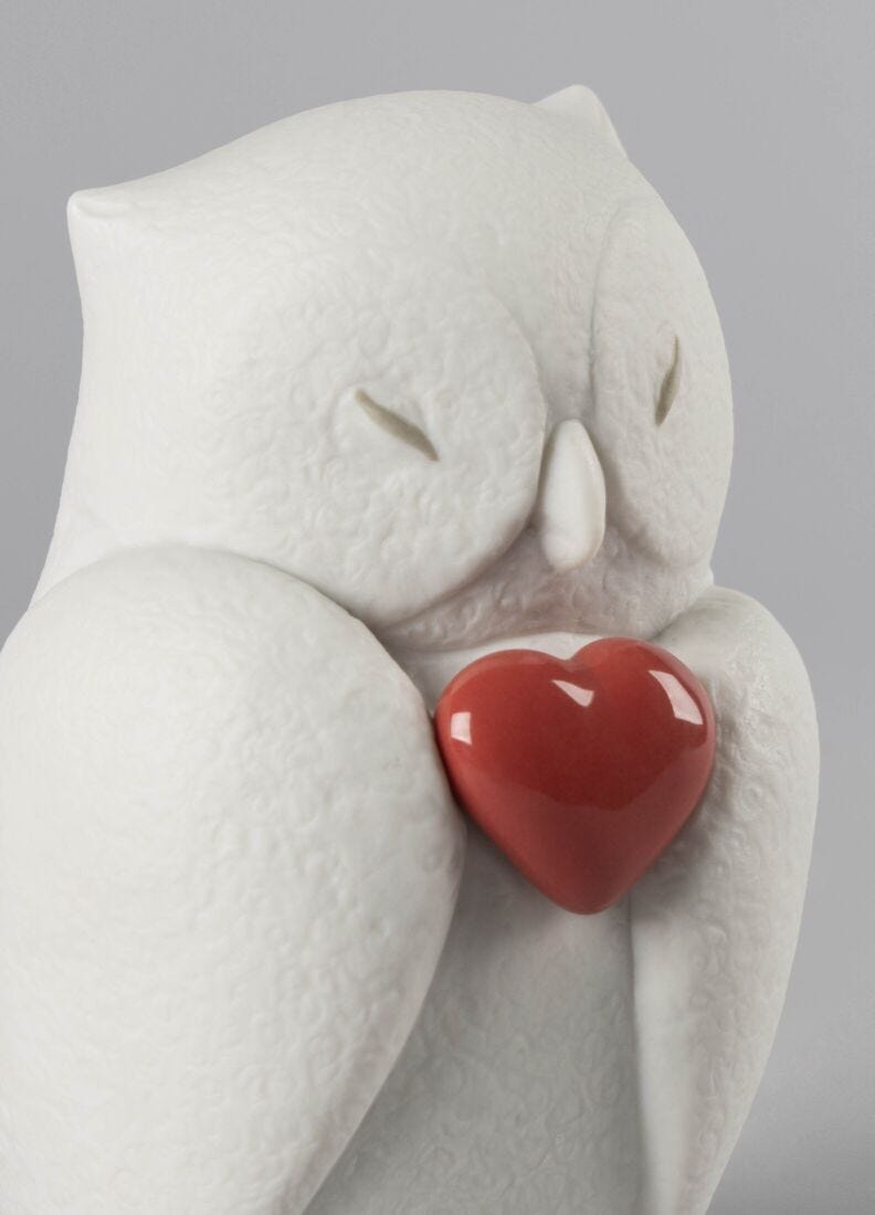 Reese-Intuitive Owl Figurine in Lladró