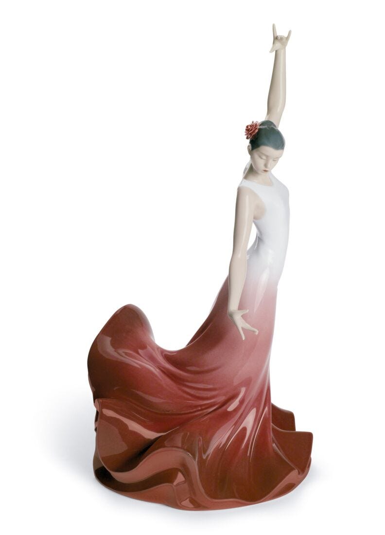 Soul of Spain Flamenco Woman Figurine - Lladro-Japan