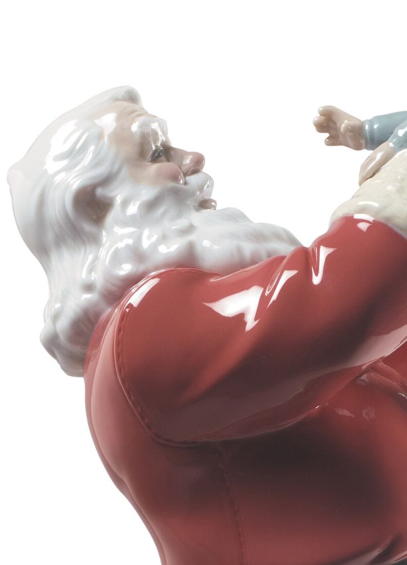 Merry Christmas Santa! Figurine in Lladró
