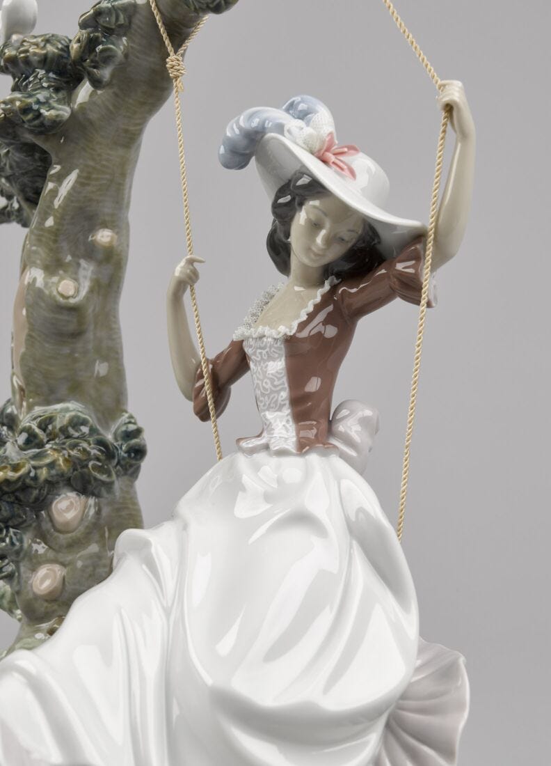 Swinging Woman Figurine - Lladro-USA