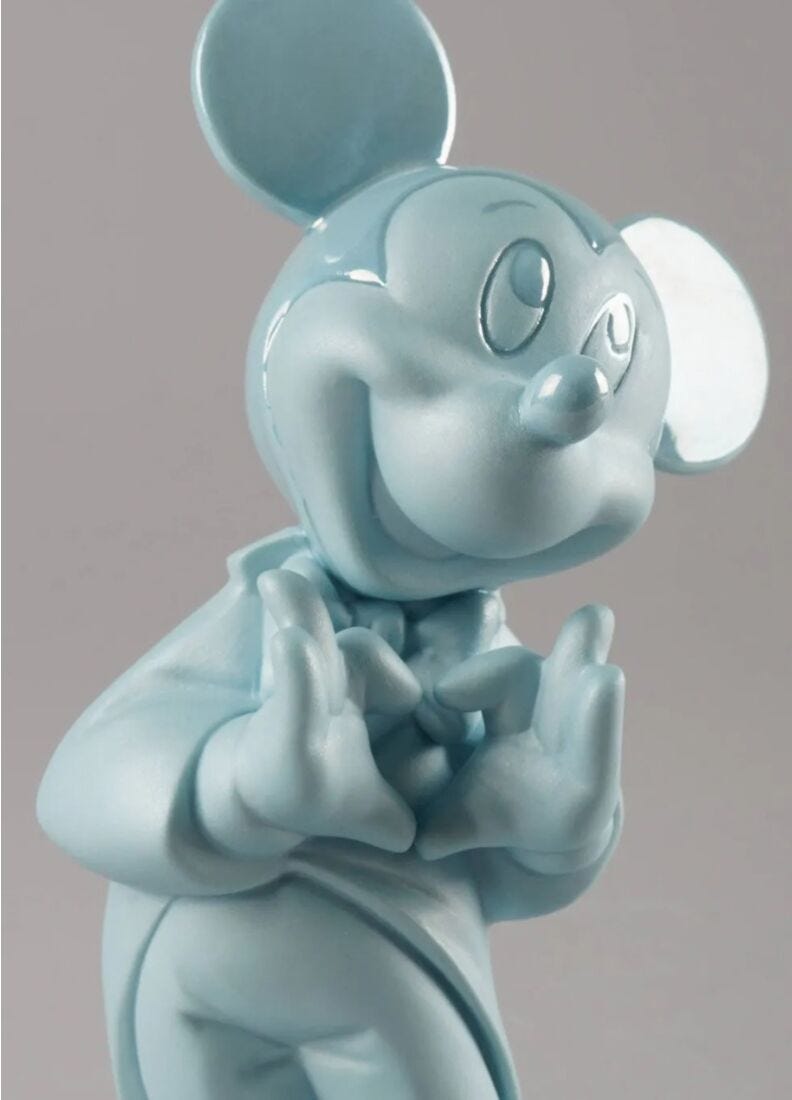 Set Mickey & Minnie. Glazed in Lladró