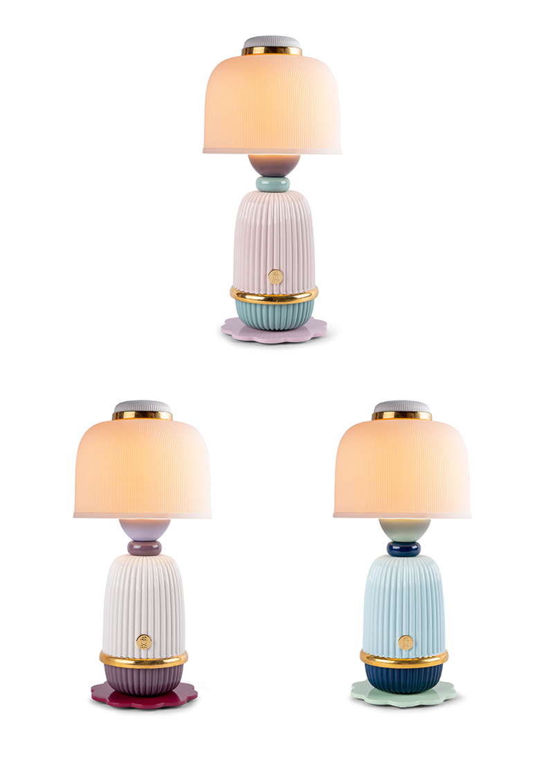 Kokeshi Lamp Set in Lladró