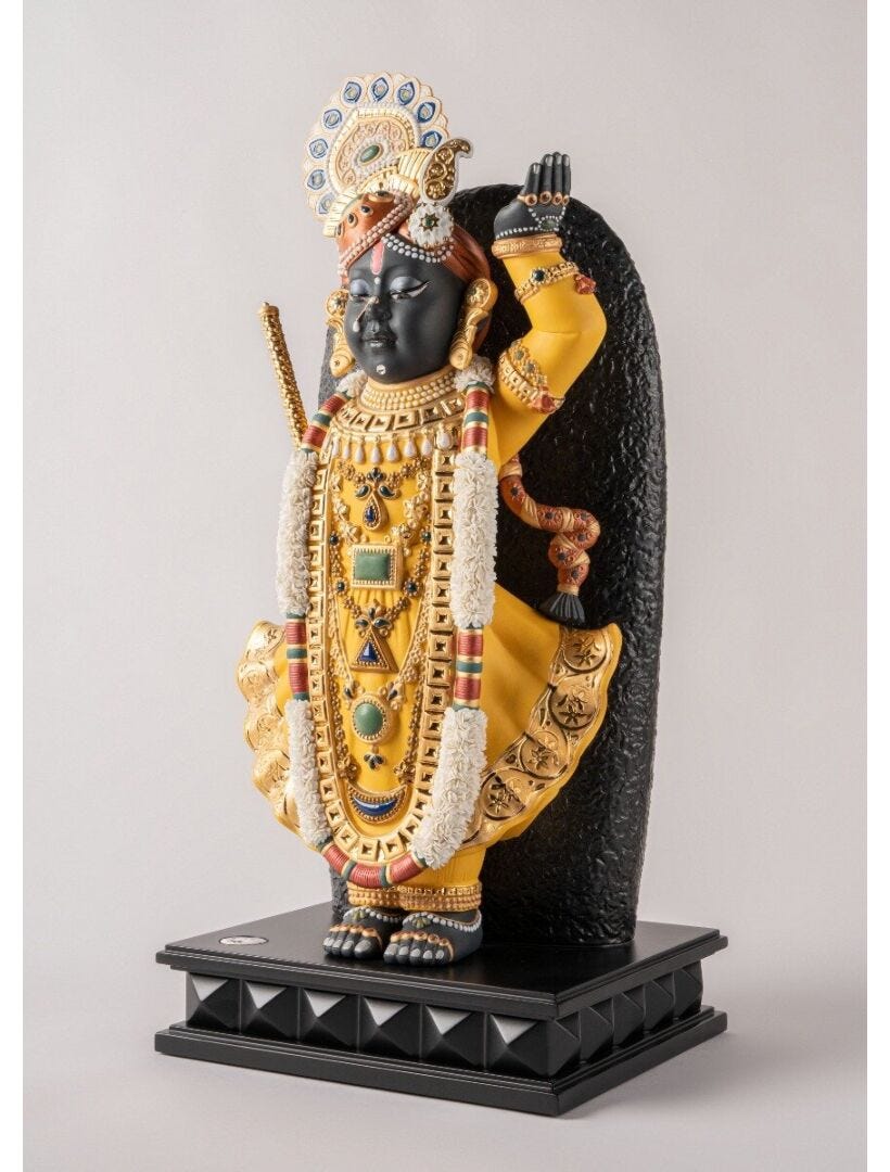 Lord Shrinathji Sculpture. Limited Edition - Lladro-India