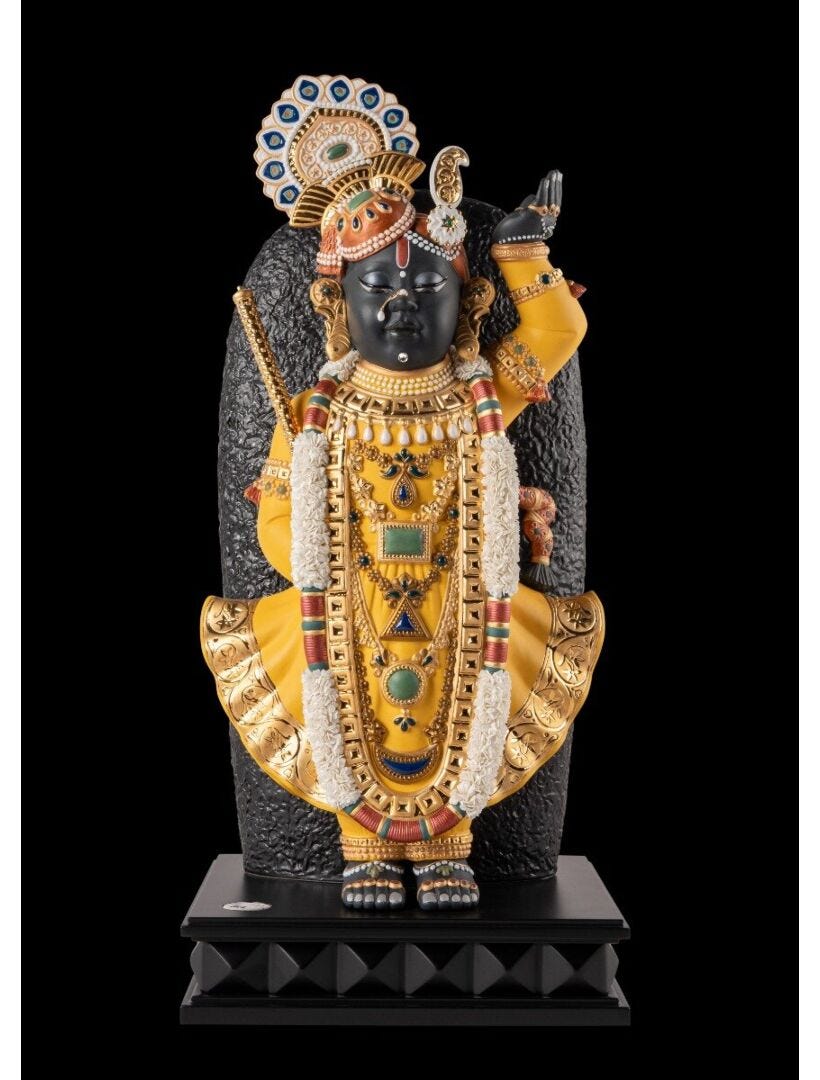 Lord Shrinathji Sculpture. Limited Edition - Lladro-India