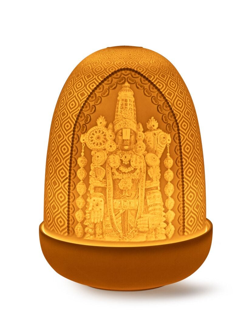 Lord Balaji Dome table lamp - Lladro-India