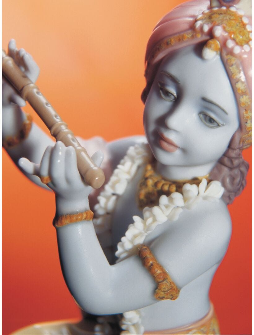 Lord Krishna Figurine - Lladro-India