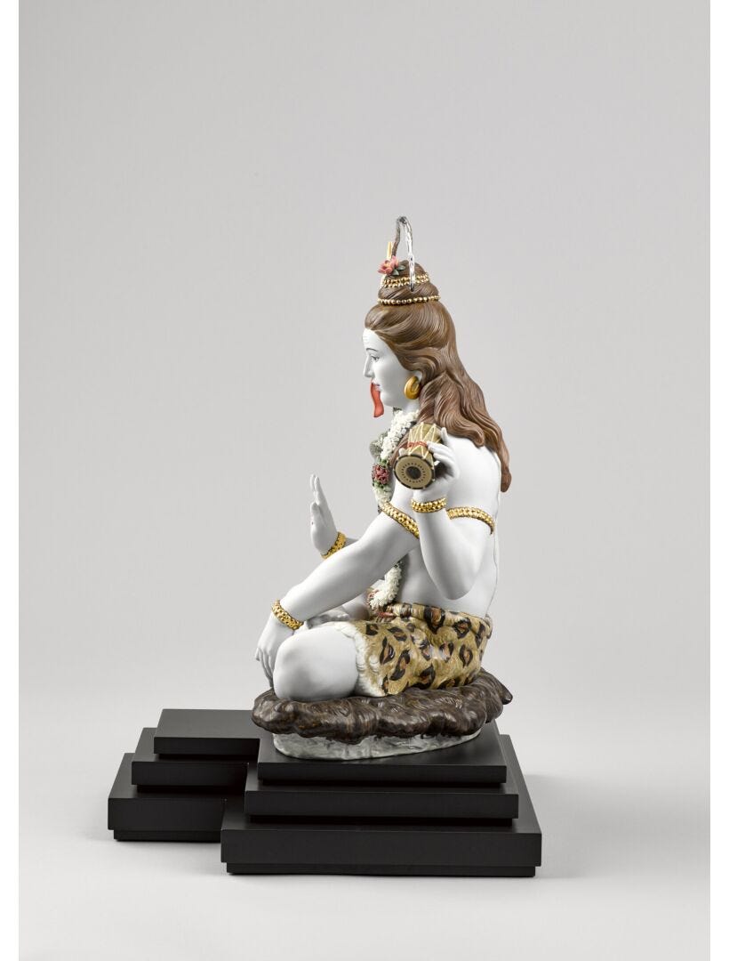 Lord Shiva Sculpture. Limited Edition - Lladro-India