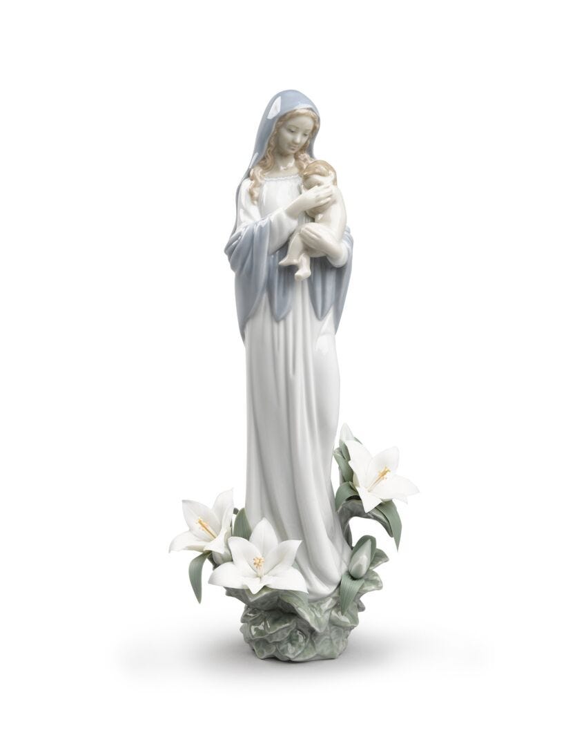 Madonna of The Flowers Figurine - Lladro-India