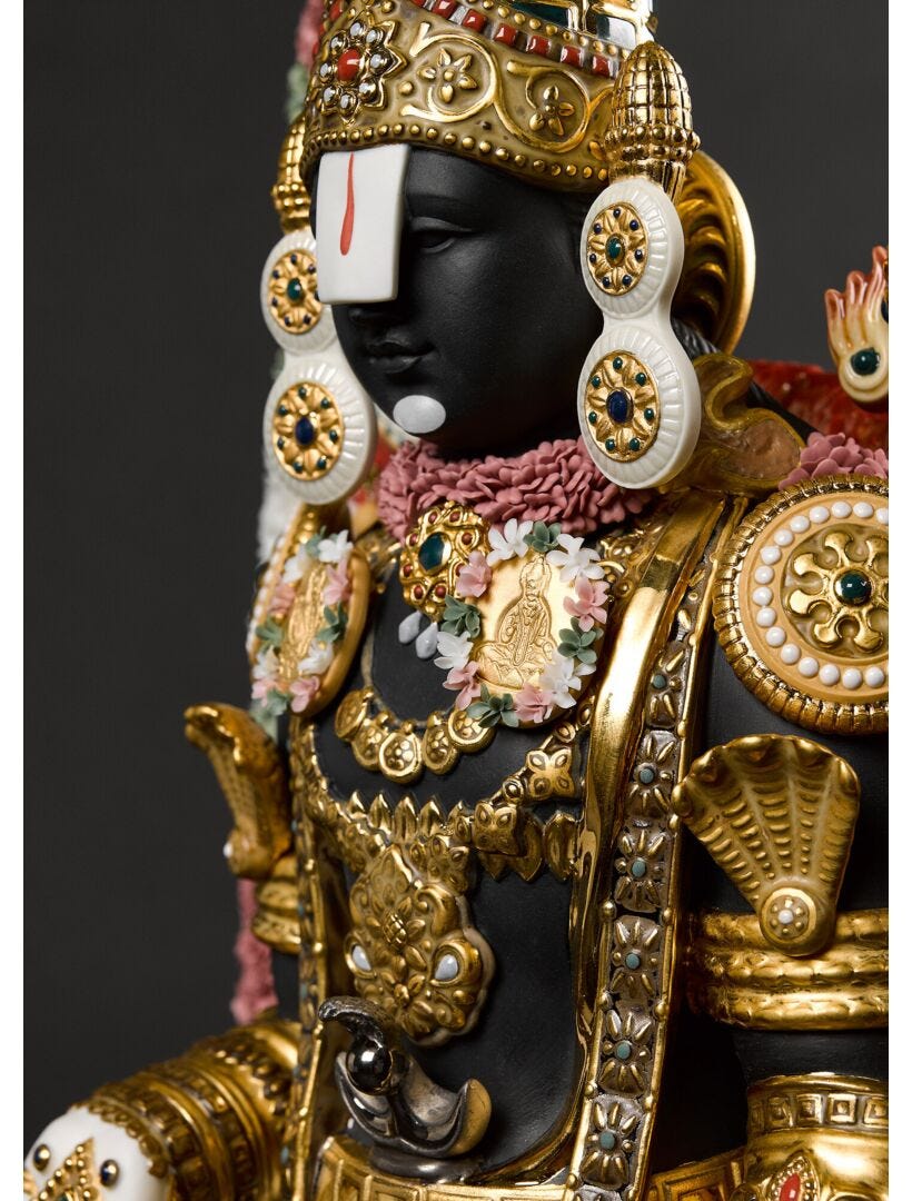Lord Balaji Sculpture. Limited Edition - Lladro-India