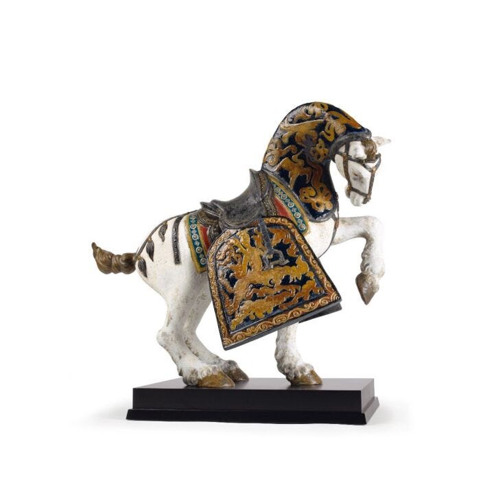 Oriental Horse Sculpture. Limited Edition in Lladró