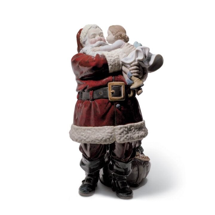 Santa I've Been Good! Figurine. Limited Edition in Lladró