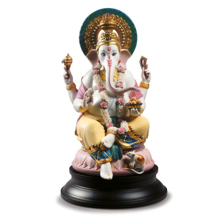 Escultura Lord Ganesha. Serie limitada en Lladró