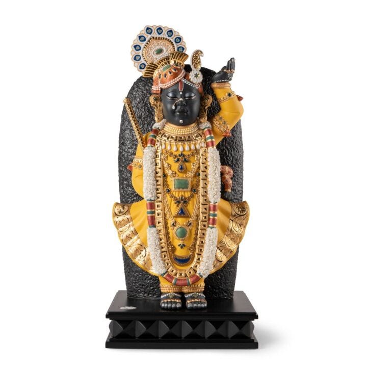 Lord Shrinathji Sculpture. Limited Edition in Lladró