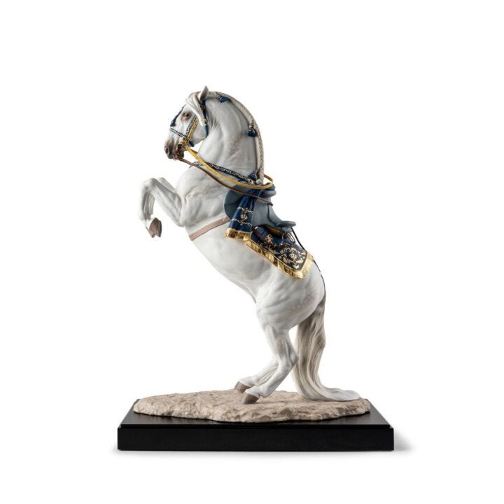 Spanish Pure Breed Sculpture - Haute École. Limited Edition in Lladró