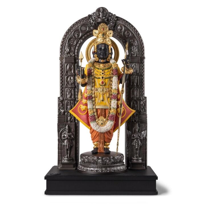 Lord Ram Lalla by Dr. Arun Yogiraj Sculpture. Limited Edition in Lladró