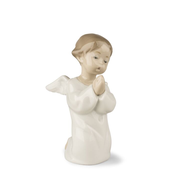 Angel Praying Figurine in Lladró