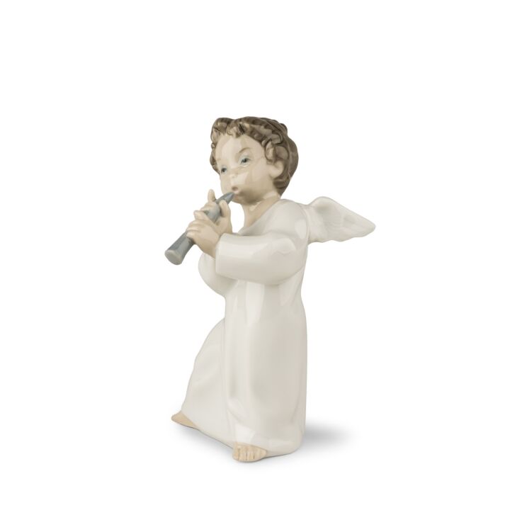 Angel with Flute Figurine in Lladró