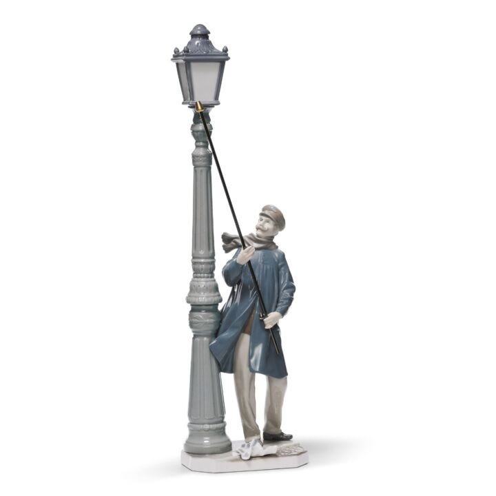 Figurina L'uomo dei lampioni in Lladró