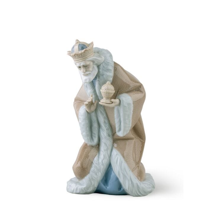 King Melchior Nativity Figurine-II in Lladró