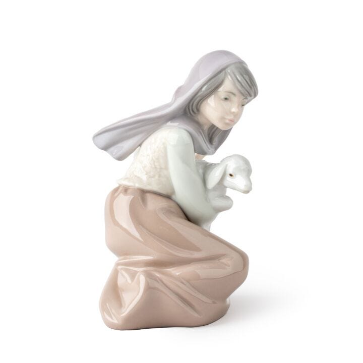 Figurina Natività Pastorella in Lladró