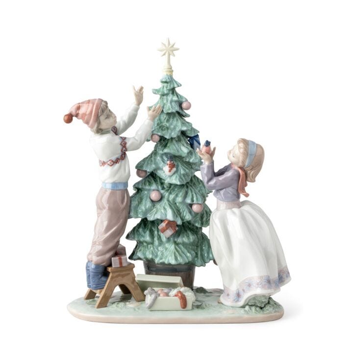 Figurina L'albero di Natale in Lladró